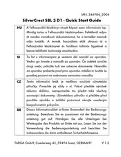 Silvercrest 344984 2004 Kurzanleitung