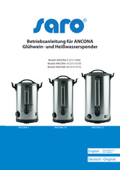 Saro ANCONA 5 Betriebsanleitung