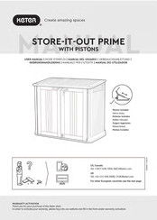 Keter STORE-IT-OUT PRIME Gebrauchsanleitung