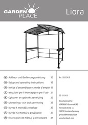 Garden Place Liora 10152418 Aufbau- Und Bedienungsanleitung