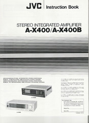 Jvc A-X400 Bedienungsanleitung