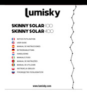 Lumisky SKINNY SOLAR 100 Betriebsanleitung