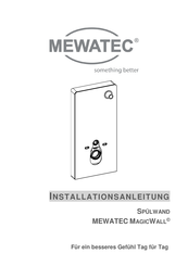 Mewatec MAGICWALL Installationsanleitung