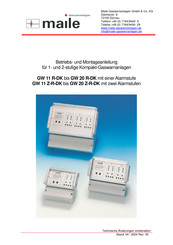 maile GW 12 Z-R-DK Betriebs- Und Montageanleitung