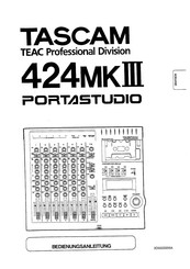 Tascam 424MK III Bedienungsanleitung