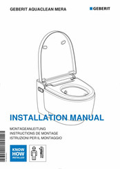 Geberit AQUACLEAN MERA Montageanleitung