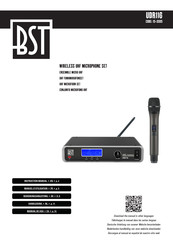 BST UDR116 Bedienungsanleitung