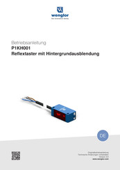 Wenglor P1KH001 Betriebsanleitung