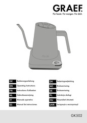 Graef GK502 Bedienungsanleitung