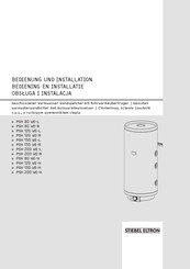 STIEBEL ELTRON PSH 150 WE-L Bedienung Und Installation