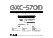 Akai GXC-570D Bedienungsanleitung