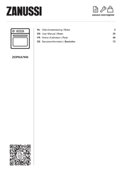 Zanussi ZOPKA7KN Benutzerinformation