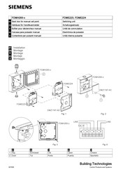 Siemens FDME223 Montageanleitung