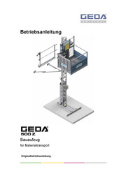 GEDA 500z Betriebsanleitung
