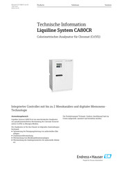 Endress+Hauser Liquiline System CA80CR Technische Information