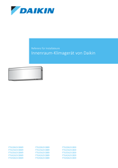 Daikin FTXJ42A2V1BB9 Referenz Für Installateure