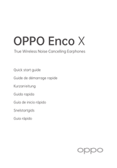 Oppo Enco X Kurzanleitung