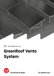K2 Systems GreenRoof Vento Montageanleitung