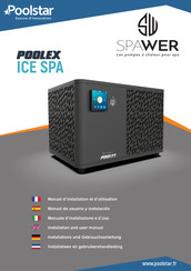 Poolstar SPAWER POOLEX ICE SPA Installations- Und Gebrauchsanleitung