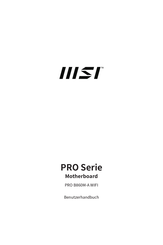 MSI PRO Serie Benutzerhandbuch