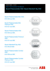 ABB Mini KNX 6131/20- 500 Serie Technisches Handbuch