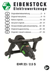 Eibenstock EHR 23 / 2.5 Originalbetriebsanleitung