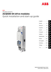 Abb ACQ580-04 Kurzanleitung Für Die Installation Und Inbetriebnahme