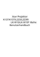 Acer LK-W15 Benutzerhandbuch