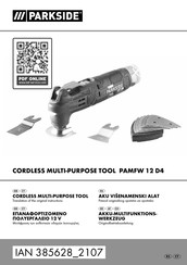Parkside 385628 2107 Originalbetriebsanleitung