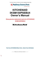 KitchenAid 5KSM150PS Gebrauchsanleitung