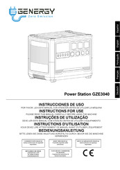 GENERGY GZE3040 Bedienungsanleitung