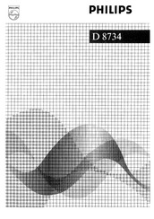 Philips D 8734 Bedienungsanleitung