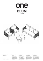 Pfister ONE BLUM 151854 Anleitung