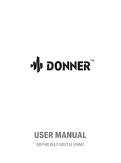 Donner DDP-80 PLUS Benutzerhandbuch