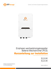 APstorage ELS-5K Kurzanleitung Zur Installation