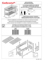 CONFORAMA DOPPIO 547075 Montageanleitung
