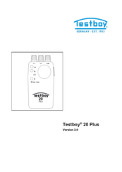 TESTBOY 20 Plus Bedienungsanleitung