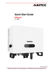 AXITEC AXIhycon 10H Schnellstartanleitung