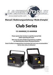 Laserworld Club CS-3000RGB Bedienungsanleitung