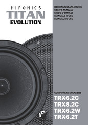 Hifonics TITAN EVOLUTION TRX6.2C Bedienungsanleitung