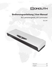 monolith OL 341 Bedienungsanleitung