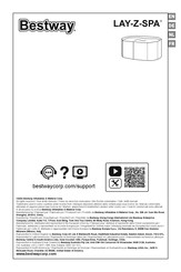 Bestway Lay-Z-Spa Bedienungsanleitung
