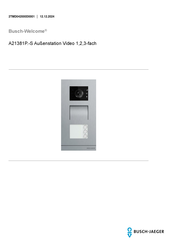 Busch-Jaeger A21381P -S Serie Bedienungsanleitung