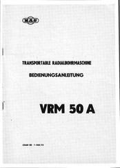 MAS VRM 50 A Bedienungsanleitung