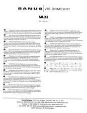Sanus VisionMount ML22 Montageanleitung