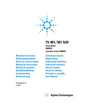 Agilent Technologies TV 401/301 NSF Bedienungshandbuch