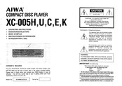 Aiwa XC-005C Bedienungsanleitung