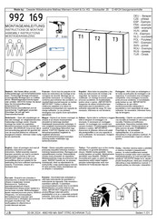 Oeseder Möbelindustrie 992 169 Montageanleitung