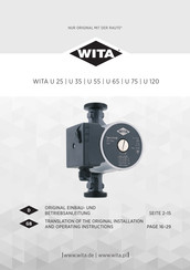 WITA U75 Original Einbau- Und Betriebsanleitung