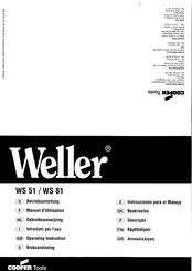 Weller WS 51 Betriebsanleitung
